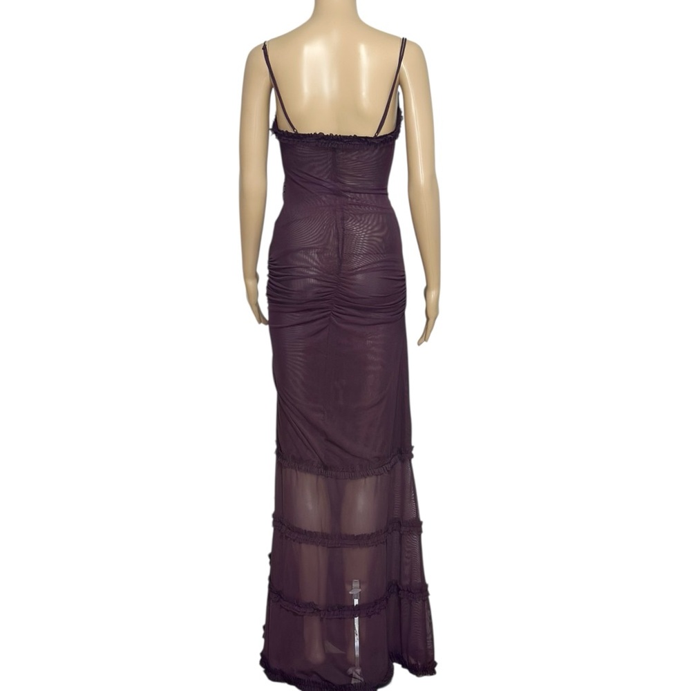JADED LONDON Fatale Mesh Maxi Dress, Dusk, 0 (US) - Picture 4 of 7